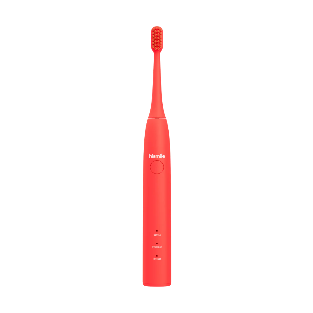 Bright Red Electric Toothbrush